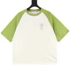 AMI T-shirts & Vests Cotton (White-Green) S-XL 120202606040448_79