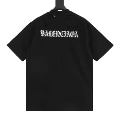 Alternative view of BALENCIAGA T-shirts & Vests Cotton (Black) 1-4 130202606040660_89