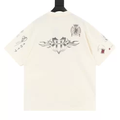 Alternative view of BALENCIAGA T-shirts & Vests Cotton (Cream-Red-Black) S-XL 150202606040020_89