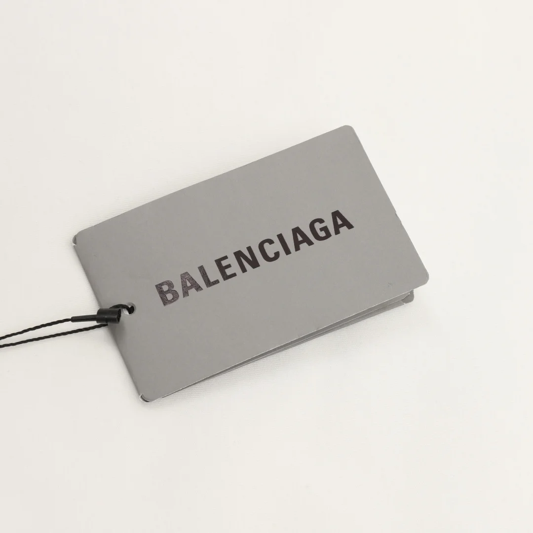 BALENCIAGA T-shirts & Vests Cotton (White-Black) 130202606040726_89 - Image 8