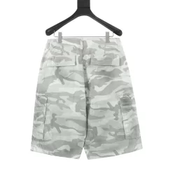 Alternative view of BALENCIAGA Trousers & Shorts Cotton (White-Grey) S-XL 210202606040379_109