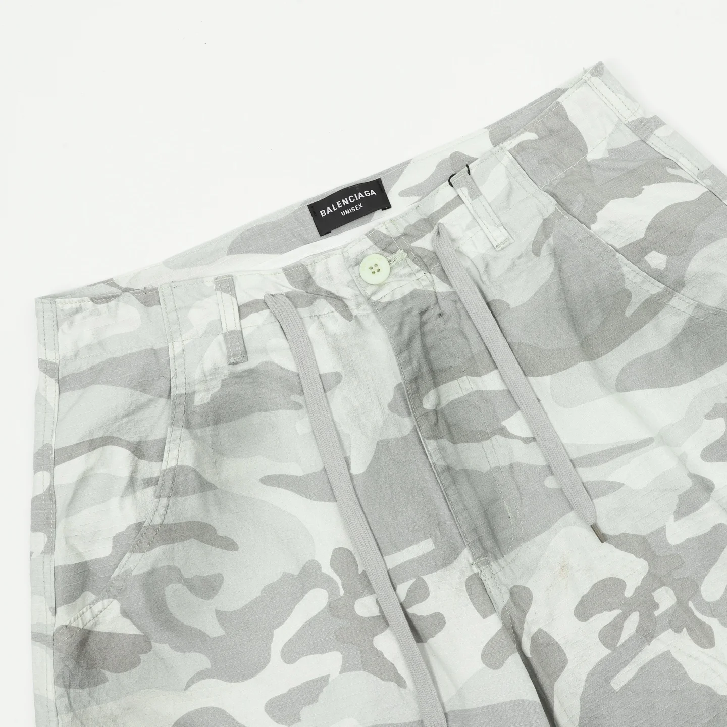 BALENCIAGA Trousers & Shorts Cotton (White-Grey) S-XL 210202606040379_109 - Image 3