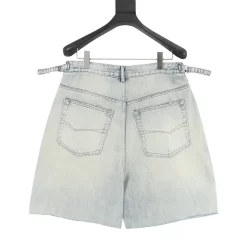 Alternative view of BALENCIAGA Trousers & Shorts Denim (Light Blue) XS-L 210202606040460_109