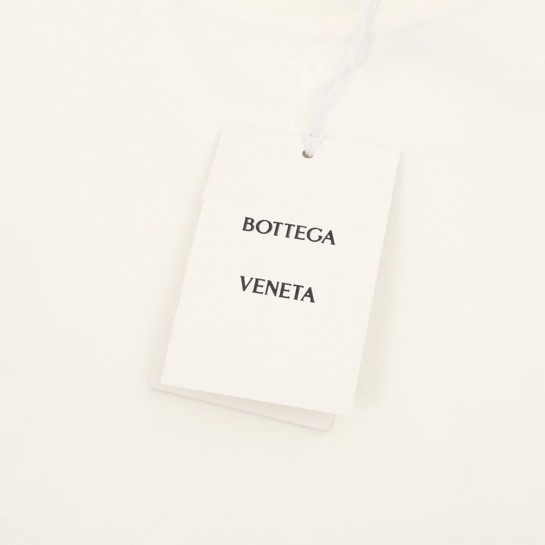 BOTTEGA VENETA T-shirts & Vests Cotton-Leather (White-Brown) S-XL 130202606040724_89 - Image 5