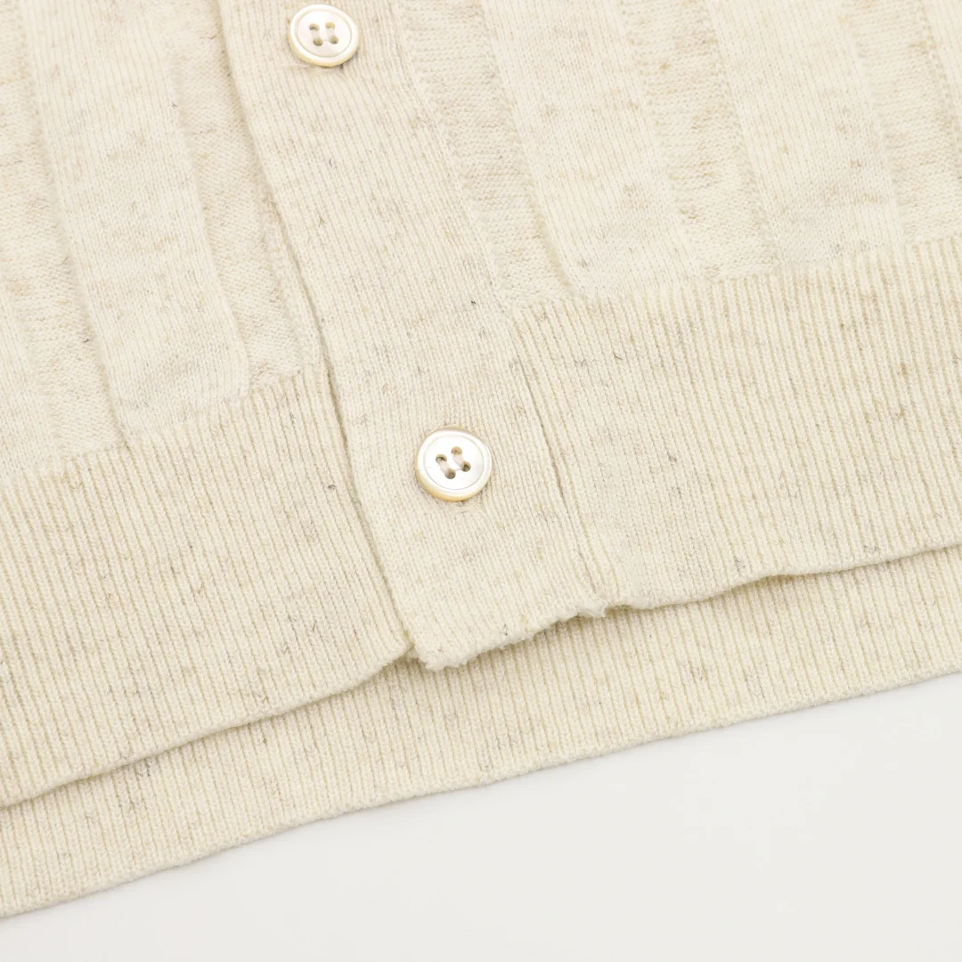 BRUNELLO CUCINELLI Shirts & Polos Knit (Cream-Brown) M-XXL 180202606040712_99 - Image 6