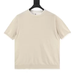 BRUNELLO CUCINELLI T-shirts & Vests Cotton (Beige-White) M-XXL 160202606040649_89