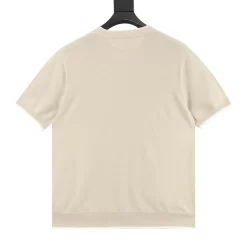 Alternative view of BRUNELLO CUCINELLI T-shirts & Vests Cotton (Beige-White) M-XXL 160202606040649_89