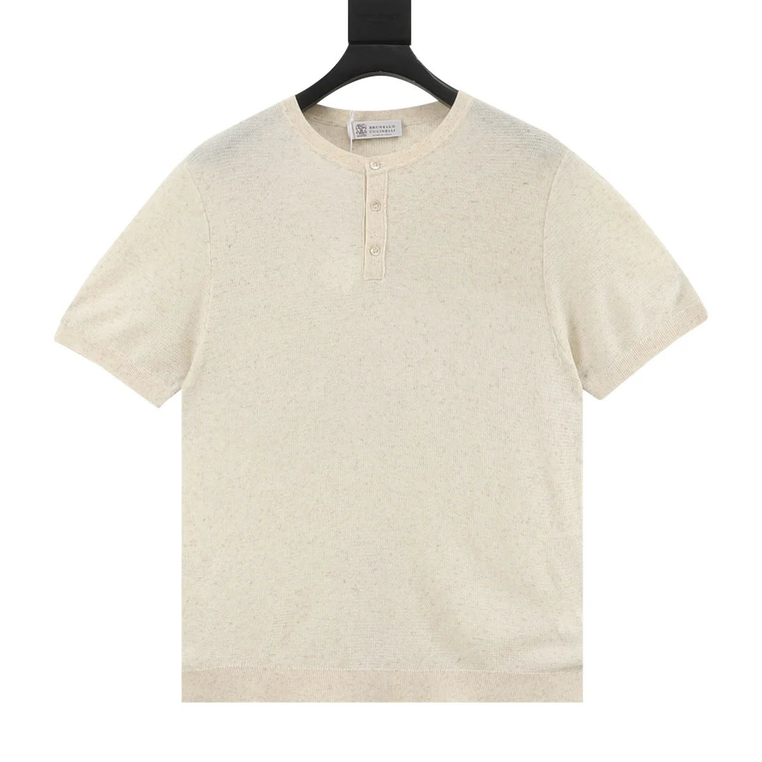 BRUNELLO CUCINELLI T-shirts & Vests Cotton (Cream) M-XXL 160202606040723_89