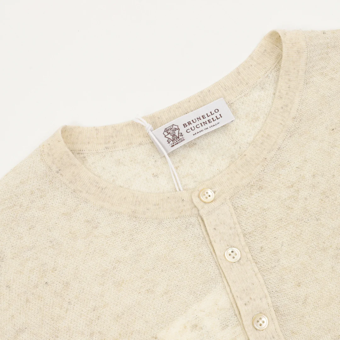 BRUNELLO CUCINELLI T-shirts & Vests Cotton (Cream) M-XXL 160202606040723_89 - Image 3