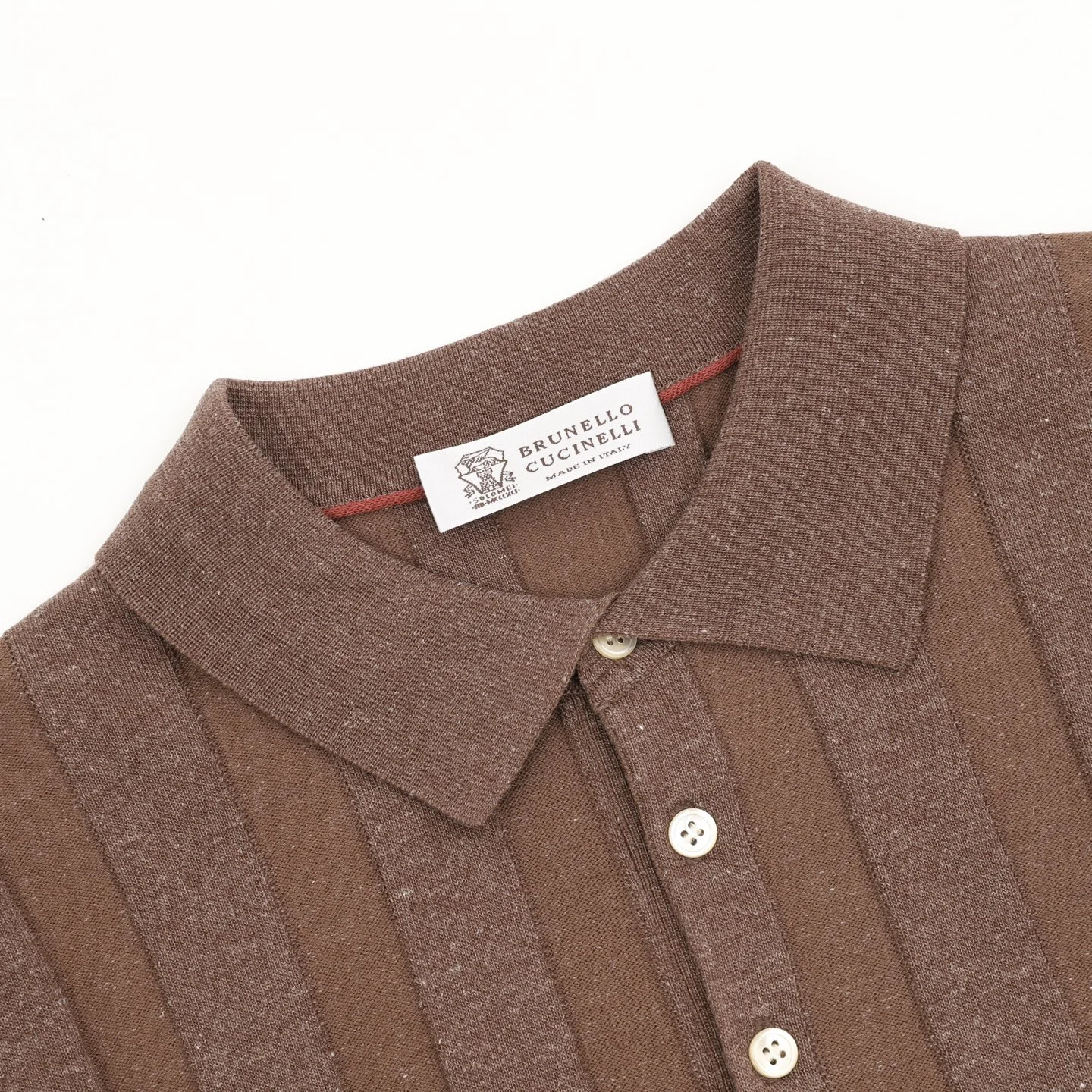 BRUNELLO CUCINELLI T-shirts & Vests Knit (Brown) M-XXL 160202606040661_89 - Image 3