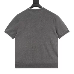 Alternative view of BRUNELLO CUCINELLI T-shirts & Vests Knit (Gray-White) M-XXL 160202606040648_89