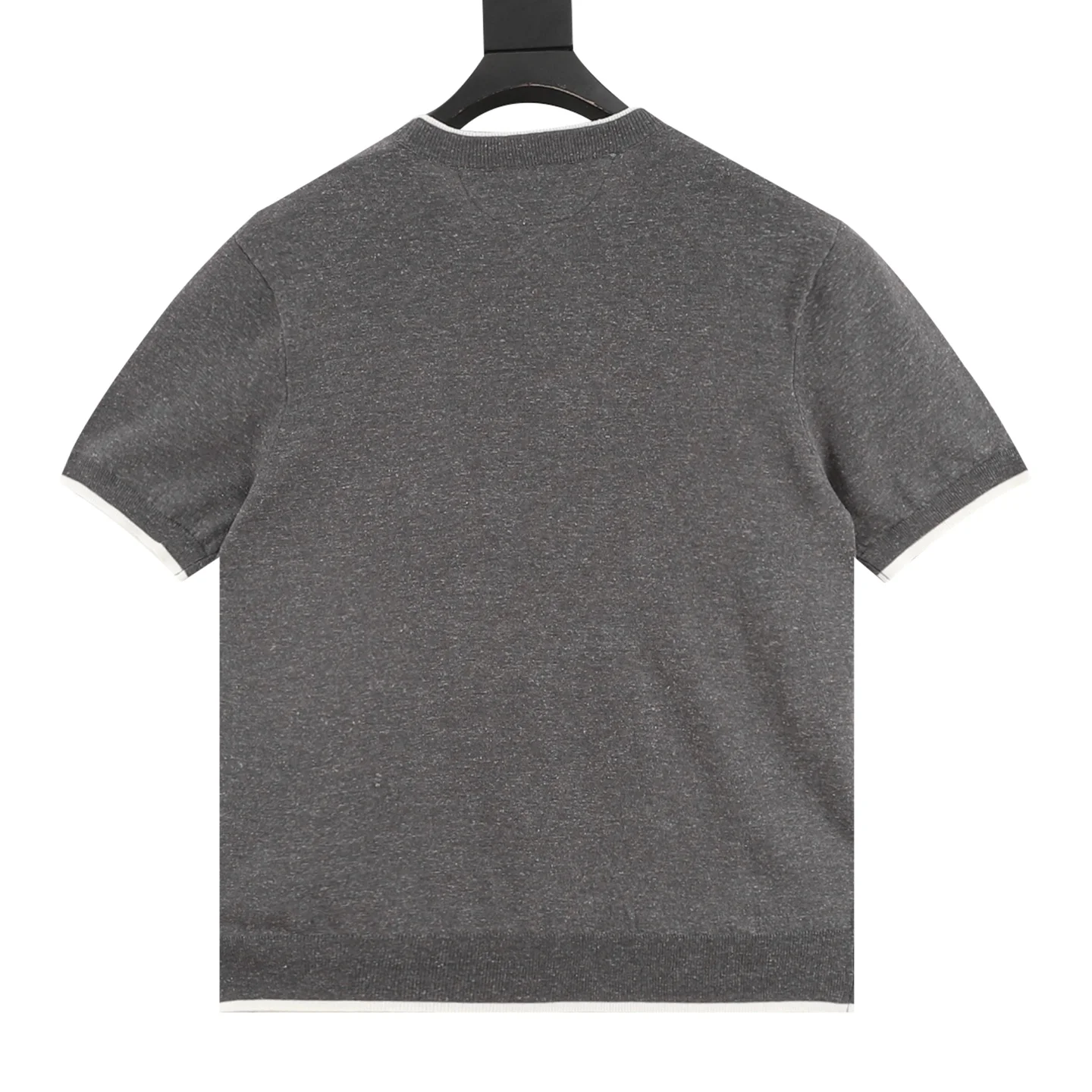 BRUNELLO CUCINELLI T-shirts & Vests Knit (Gray-White) M-XXL 160202606040648_89 - Image 2