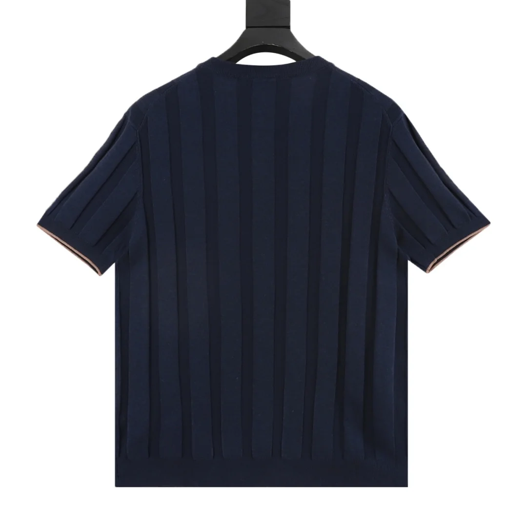 BRUNELLO CUCINELLI T-shirts & Vests Knit (Navy) M-XXL 170202606040761_99 - Image 2