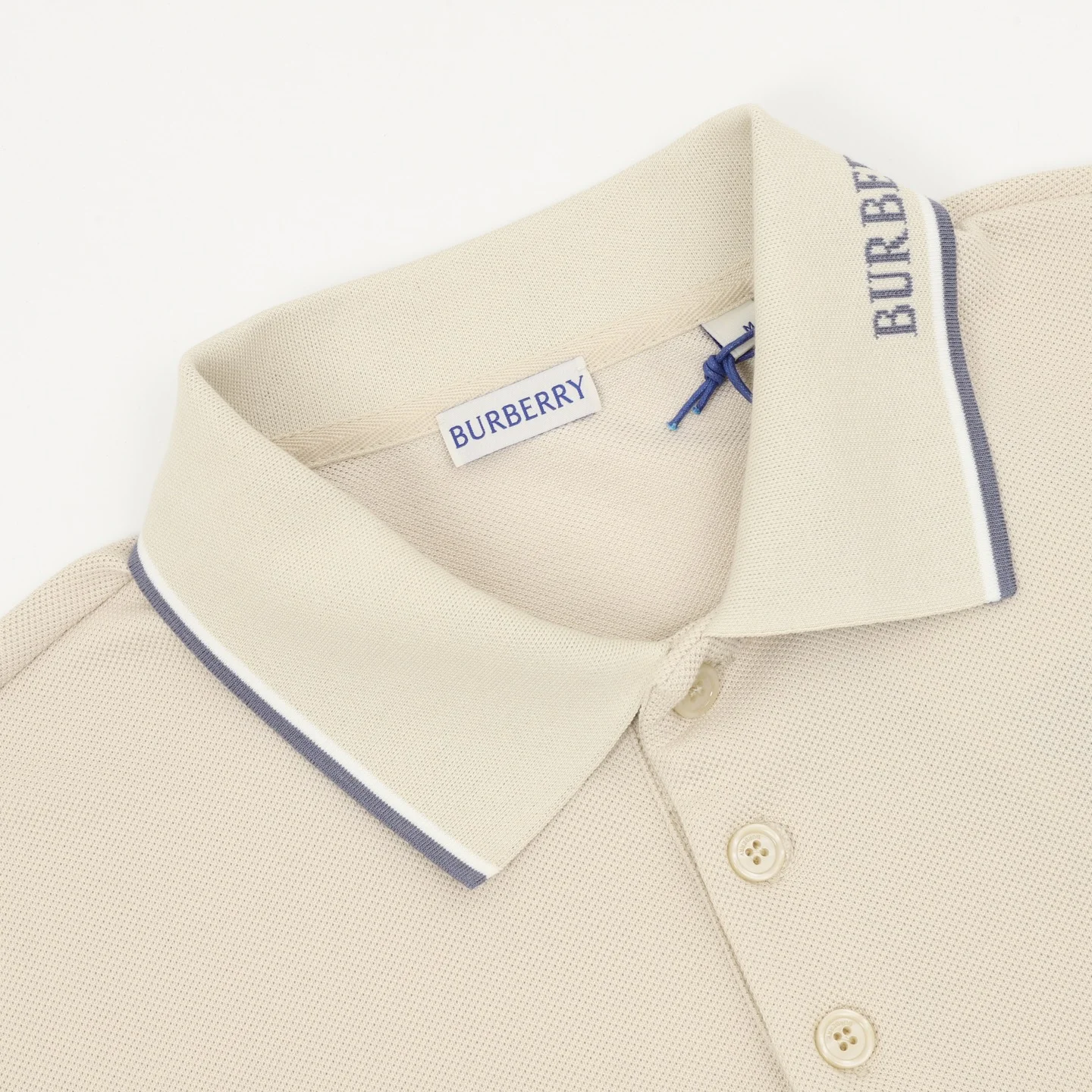 BURBERRY Shirts & Polos Cotton (Beige-White-Blue) S-XL 140202606040318_89 - Image 3