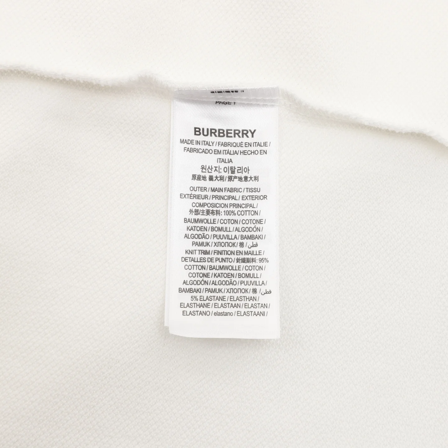 BURBERRY Shirts & Polos Cotton (White) M-XXL 140202606040608_89 - Image 9