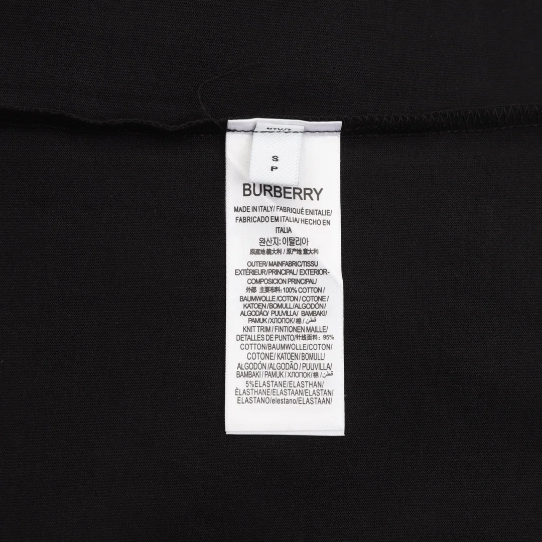 BURBERRY T-shirts & Vests Cotton (Black) XS-XL 120202606040363_79 - Image 9