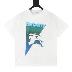 BURBERRY T-shirts & Vests Cotton (White-Blue-Green) S-XL 110202606040307_79