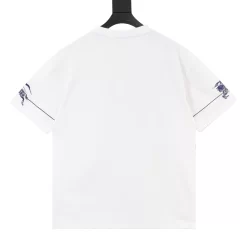 Alternative view of BURBERRY T-shirts & Vests Cotton (White-Blue) S-XL 120202606040385_79