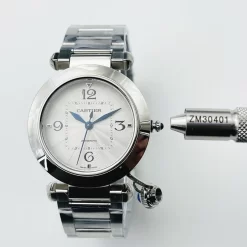 CARTIER Pasha Automatic 4327 (Silver Dial) 38mm CLEAN 2450202606040078_769
