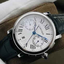 Alternative view of CARTIER Rotonde Automatic WSRO0002 (White Dial) 40mm 1400202606040466_469