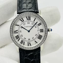 Alternative view of CARTIER Rotonde Quartz WSRN0021, W6700155 (White Dial) 40mm 800202606040329_289