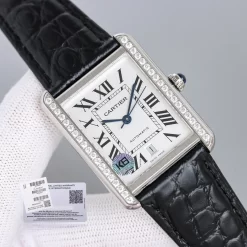CARTIER Tank Automatic W5200028, W5200027, W5200026 (White Dial) 40mm 1300202606040588_439
