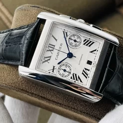 CARTIER Tank Automatic W5330007 (White Dial) 40mm 1550202606040463_509