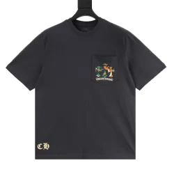 CHROME HEARTS T-shirts & Vests Cotton (Black-Green-Orange-Brown) S-XL 120202606040506_79