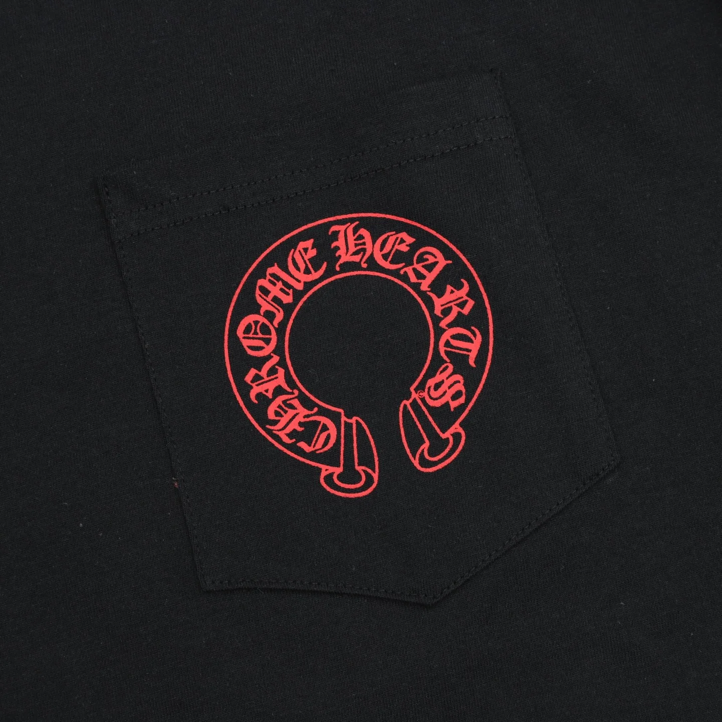 CHROME HEARTS T-shirts & Vests Cotton (Black-Red) S-L 150202606040672_89 - Image 4