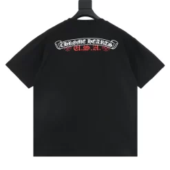 Alternative view of CHROME HEARTS T-shirts & Vests Cotton (Black-Red-White) S-L 150202606040671_89