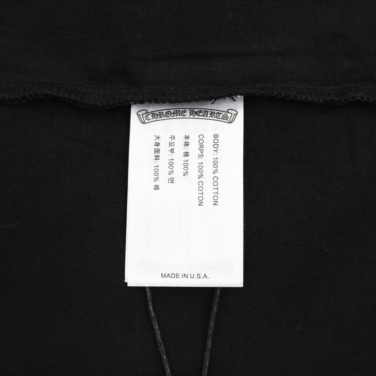 CHROME HEARTS T-shirts & Vests Cotton (Black) S-XL 150202606040670_89 - Image 9