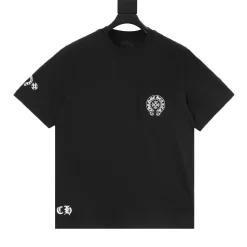 CHROME HEARTS T-shirts & Vests Cotton (Black-White) S-XL 120202606040508_79