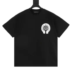 CHROME HEARTS T-shirts & Vests Cotton (Black-White) S-XXL 110202606040773_79