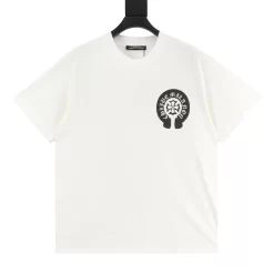CHROME HEARTS T-shirts & Vests Cotton (White-Black) S-XXL 110202606040772_79