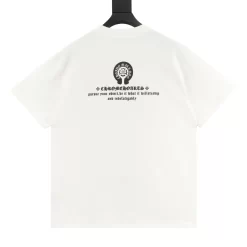 Alternative view of CHROME HEARTS T-shirts & Vests Cotton (White-Black) S-XXL 110202606040772_79
