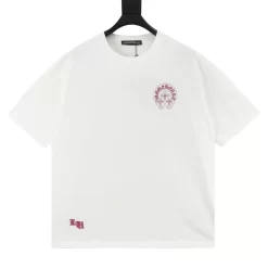 CHROME HEARTS T-shirts & Vests Cotton (White-Purple) S-XL 140202606040788_89
