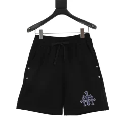 CHROME HEARTS Trousers & Shorts Cotton (Black-Blue) S-XL 150202606040710_89