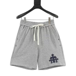 CHROME HEARTS Trousers & Shorts Cotton (Grey-Blue-White) S-XL 150202606040709_89