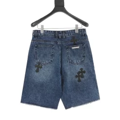 Alternative view of CHROME HEARTS Trousers & Shorts Denim (Blue-Black) 27-30 210202606040478_109