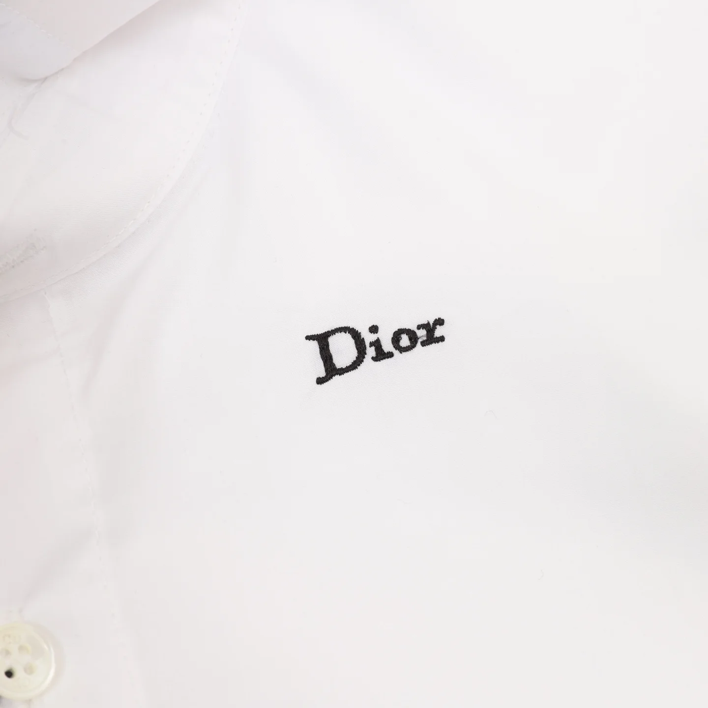 DIOR Shirts & Polos Cotton (White-Green) 38-41 160202606040320_89 - Image 4