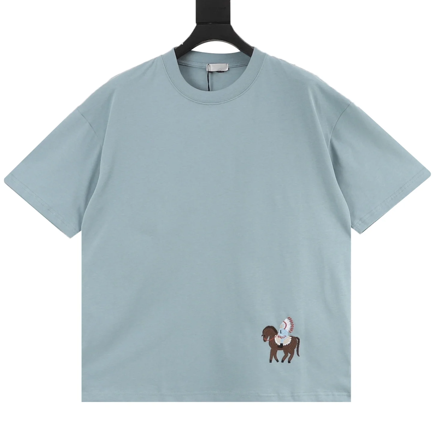 DIOR T-shirts & Vests Cotton (Light Blue-Brown-White-Blue-Red) S-XL 120202606040483_79