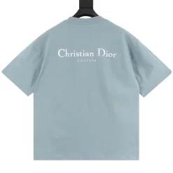 Alternative view of DIOR T-shirts & Vests Cotton (Light Blue-Brown-White-Blue-Red) S-XL 120202606040483_79