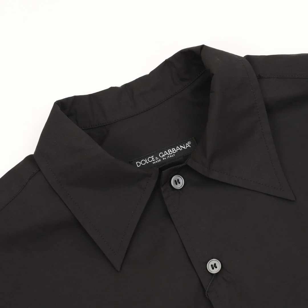 DOLCE & GABBANA Shirts & Polos Cotton (Black) 36-42 170202606040763_99 - Image 3