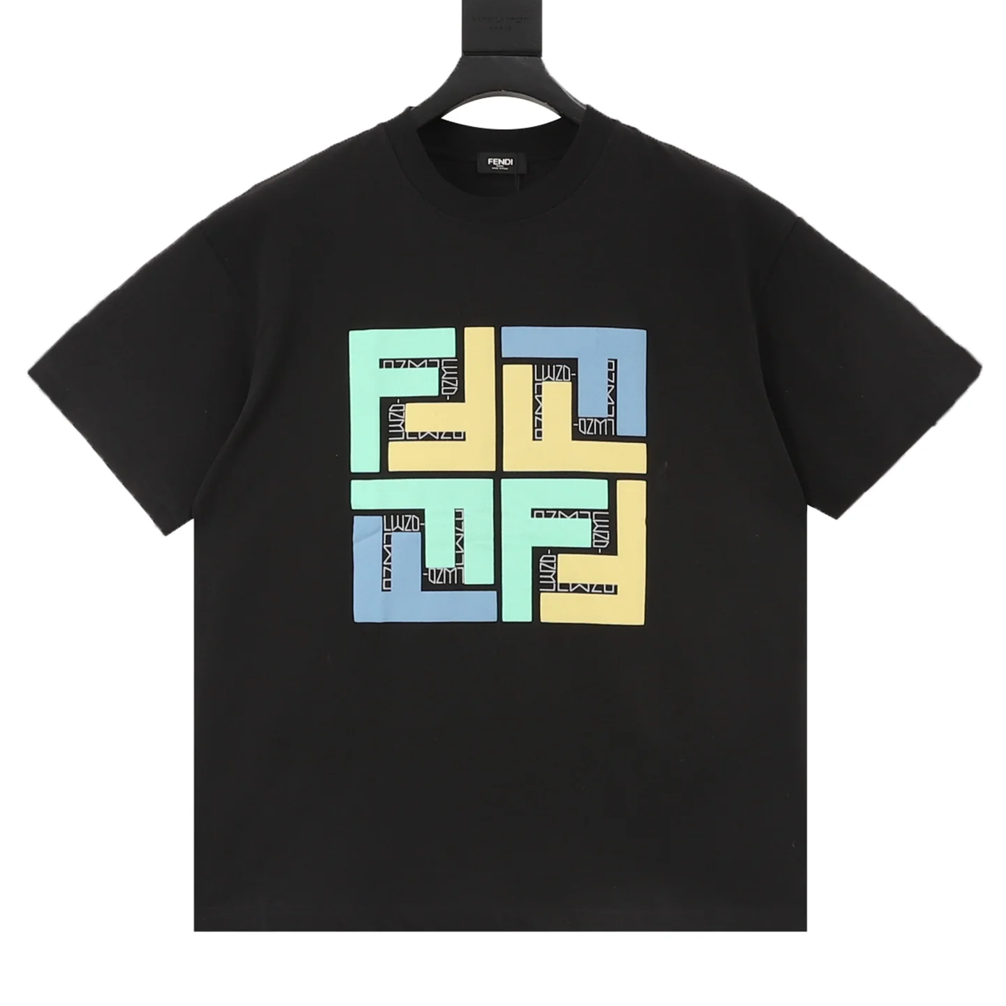 FENDI T-shirts & Vests Cotton (Black-Blue-Yellow-Green) S-XXL 110202606040260_79