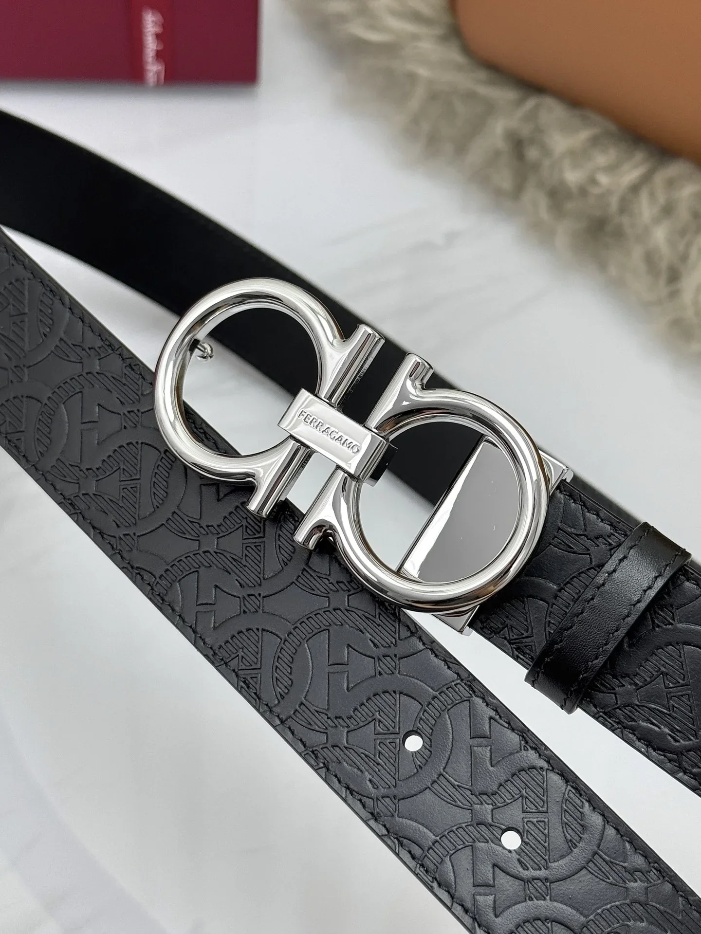 FERRAGAMO Belts Unisex 160202606030068_79 - Image 5