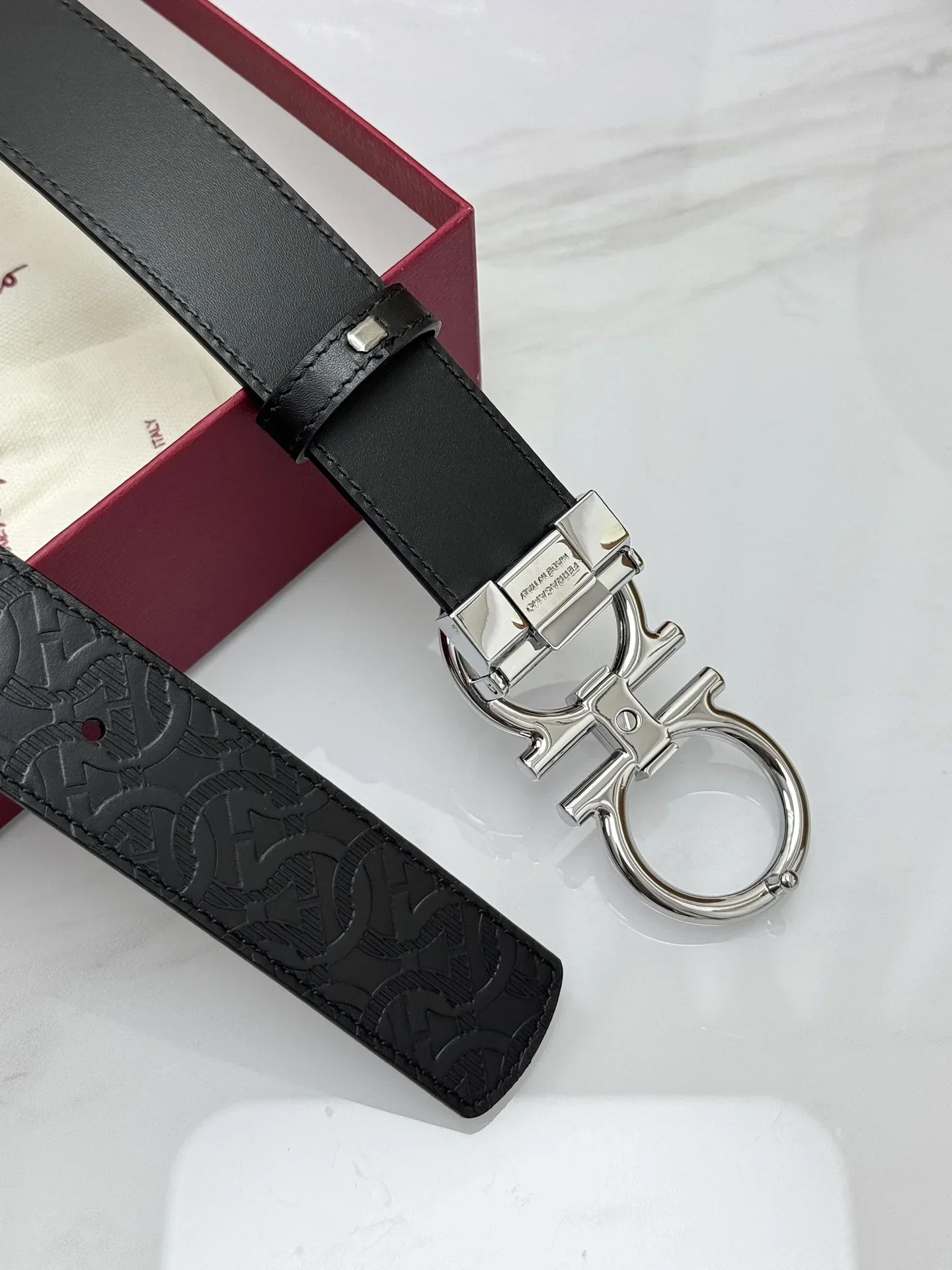 FERRAGAMO Belts Unisex 160202606030068_79 - Image 6
