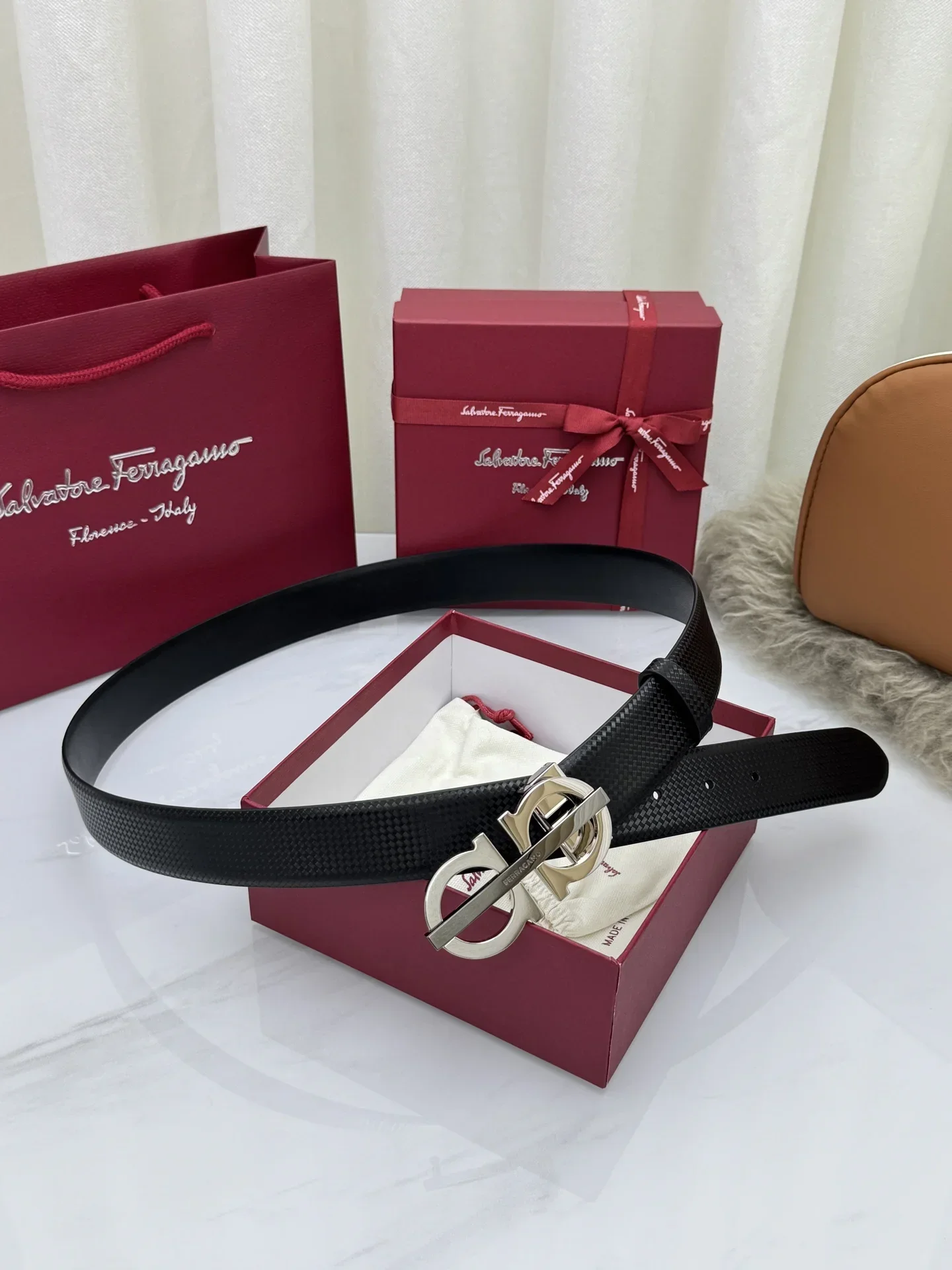 FERRAGAMO Belts Unisex 170202606030078_79 - Image 2