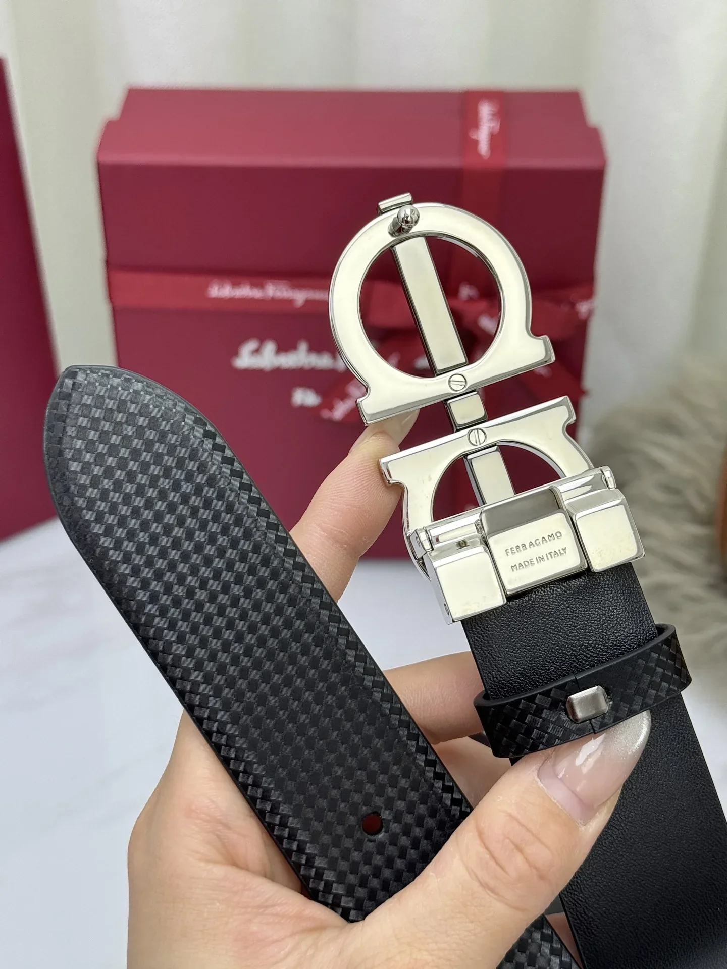 FERRAGAMO Belts Unisex 170202606030078_79 - Image 6