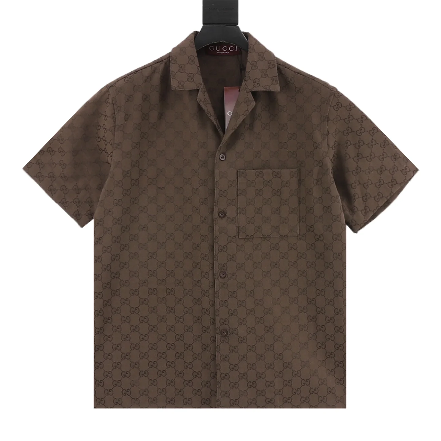 GUCCI Shirts & Polos Linen (Brown) 44-50 190202606040572_99