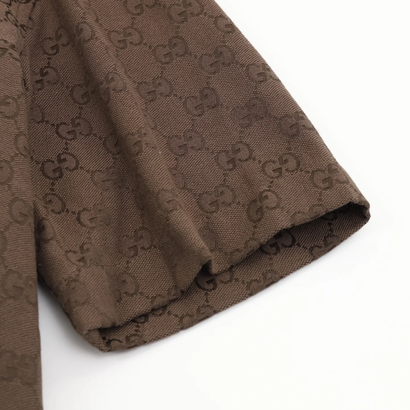 GUCCI Shirts & Polos Linen (Brown) 44-50 190202606040572_99 - Image 5